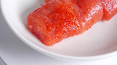 Japon baharatlı morina yumurtası Karashi Mentaiko