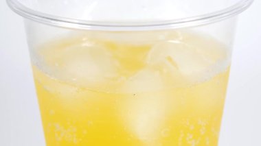 Portakallı soda Plastik bardak
