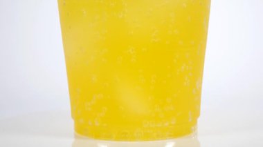 Portakallı soda Plastik bardak