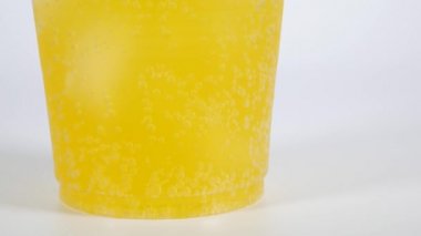 Portakallı soda Plastik bardak