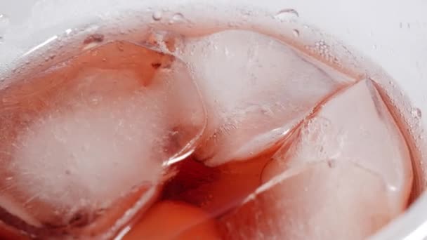 Grape Soda Plastic Cup — Stock Video
