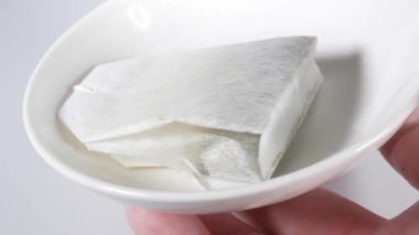 Çay poşeti yeşil çay.