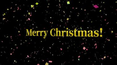 Noel mesajı animasyon hareketi grafikleri 