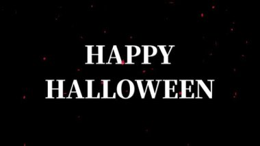 Cadılar Bayramı metin arkaplan canlandırma hareket grafikleri