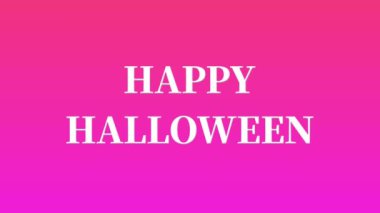 Cadılar Bayramı metin arkaplan canlandırma hareket grafikleri