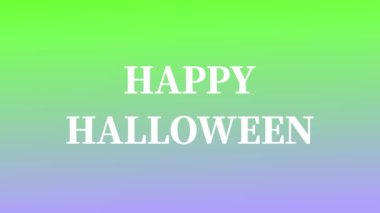 Cadılar Bayramı metin arkaplan canlandırma hareket grafikleri