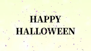 Cadılar Bayramı metin arkaplan canlandırma hareket grafikleri