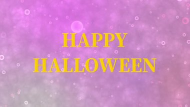 Cadılar Bayramı metin arkaplan canlandırma hareket grafikleri