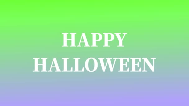 Halloween Text Pozadí Animace Pohyb Grafiky — Stock video