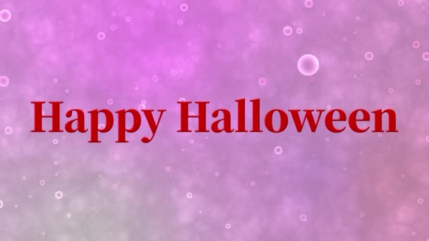 Halloween Text Background Animation Motion Graphics — Stock Video