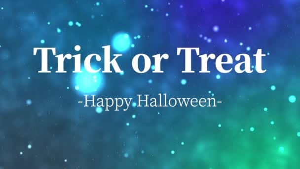 Tekst Halloween Animacja Tło Grafika Ruchu — Wideo stockowe