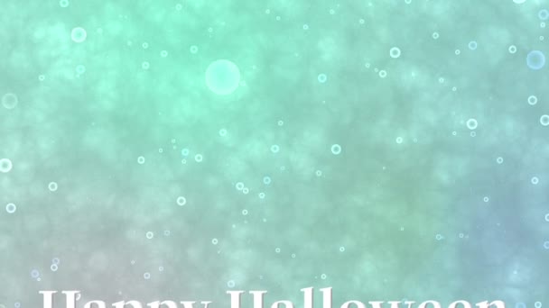 Halloween Text Hintergrund Animation Bewegungs Grafiken — Stockvideo