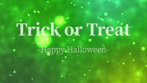 Halloween Tekst Achtergrond Animatie Beweging Graphics — Stockvideo