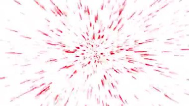 Warp hızlandırma süreci arkaplan hareketi grafikleri