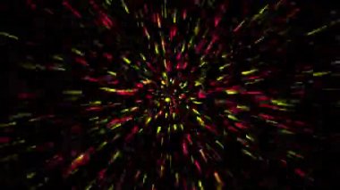 Warp hızlandırma süreci arkaplan hareketi grafikleri