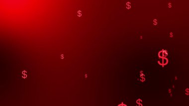 Dolar işareti simgesi Parçacık Para grafikleri