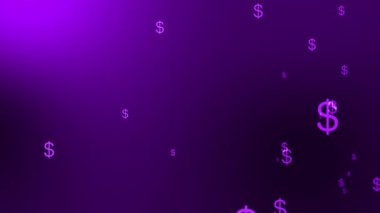 Dolar işareti simgesi Parçacık Para grafikleri