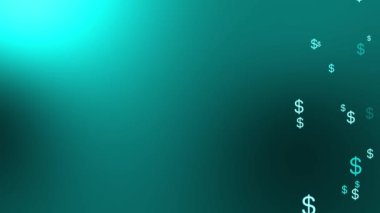 Dolar işareti simgesi Parçacık Para grafikleri