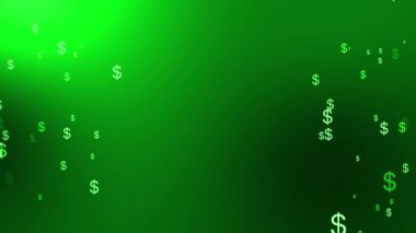 Dolar işareti simgesi Parçacık Para grafikleri