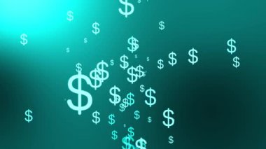 Dolar işareti simgesi Parçacık Para grafikleri
