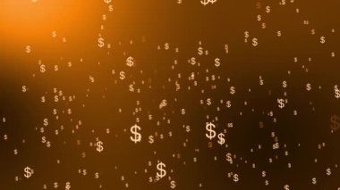 Dolar işareti simgesi Parçacık Para grafikleri