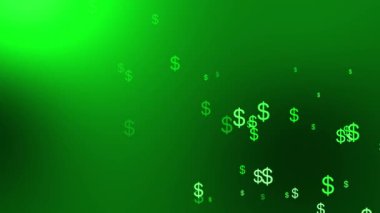 Dolar işareti simgesi Parçacık Para grafikleri