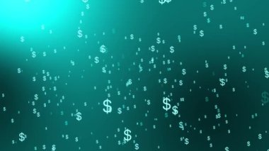 Dolar işareti simgesi Parçacık Para grafikleri