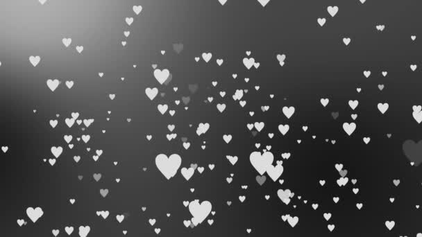 Graphiques Mouvement Animation Particules Gradation Marque Coeur — Video