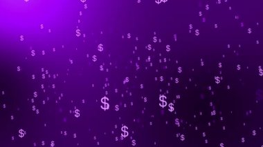 Dolar işareti simgesi Parçacık Para grafikleri