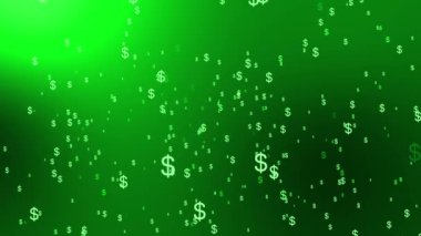 Dolar işareti simgesi Parçacık Para grafikleri