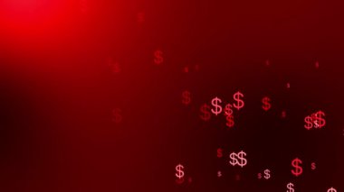 Dolar işareti simgesi Parçacık Para grafikleri