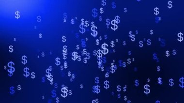 Dolar işareti simgesi Parçacık Para grafikleri