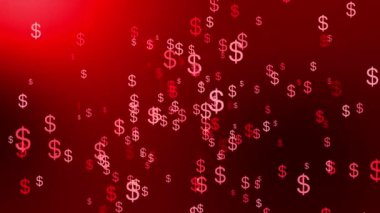Dolar işareti simgesi Parçacık Para grafikleri