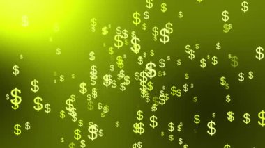 Dolar işareti simgesi Parçacık Para grafikleri