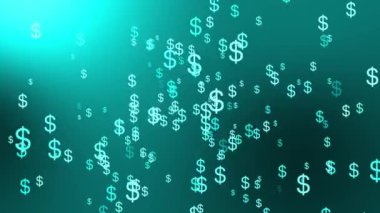 Dolar işareti simgesi Parçacık Para grafikleri