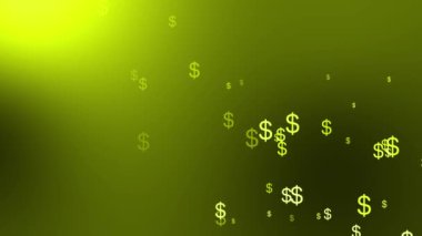 Dolar işareti simgesi Parçacık Para grafikleri