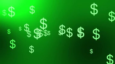 Dolar işareti simgesi Parçacık Para grafikleri