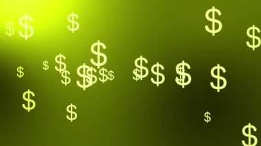Dolar işareti simgesi Parçacık Para grafikleri