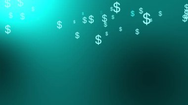 Dolar işareti simgesi Parçacık Para grafikleri