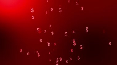 Dolar işareti simgesi Parçacık Para grafikleri
