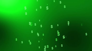 Dolar işareti simgesi Parçacık Para grafikleri