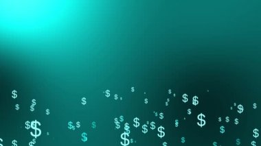 Dolar işareti simgesi Parçacık Para grafikleri