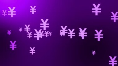 Yen Mark simgesi Parçacık Para Derecelendirme Grafikleri 