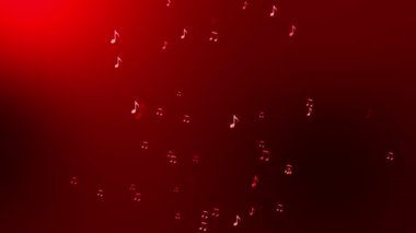 Müzik Notası Parçacık Derecelendirme Hareketi Grafikleri