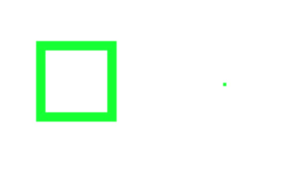 Forma Animazione Grafica Quadrata — Video Stock