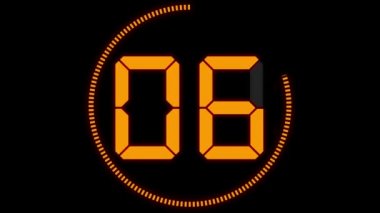 30 saniye kronometre animasyon hareketlerinin grafiklerini say