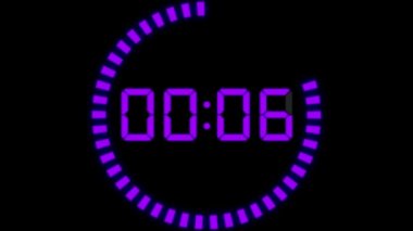 30 saniye kronometre animasyon hareketlerinin grafiklerini say