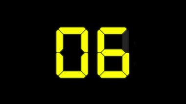 30 saniye kronometre animasyon hareketlerinin grafiklerini say