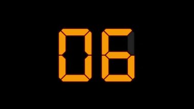 30 saniye kronometre animasyon hareketlerinin grafiklerini say