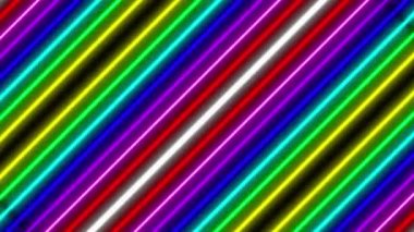 Neon çizgi aydınlatma animasyon hareket grafikleri